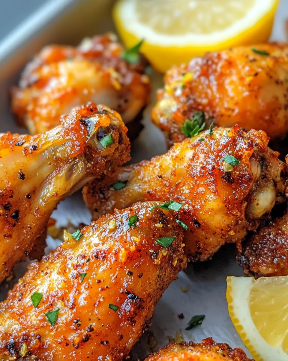 Classic Baked Crispy Lemon Pepper Wings (No Fry) dish photo