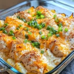 Homemade Baked Ranch Chicken & Cheddar Potato Casserole recipe photo