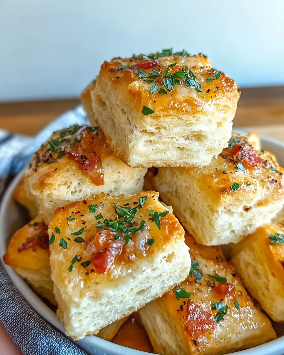 Classic Butter Board Biscuit Pull-Aparts with Herb Honey image