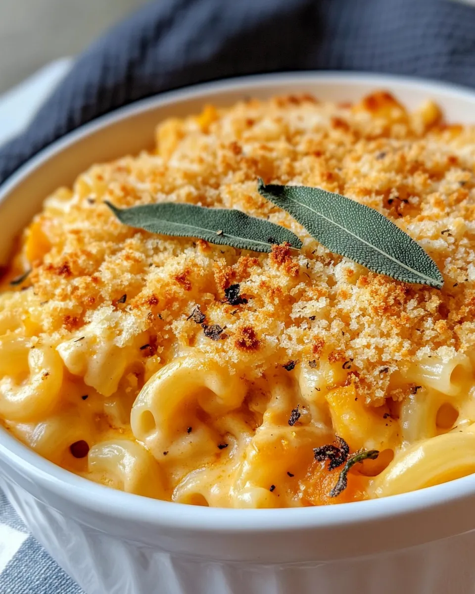 Homemade Butternut Mac and Cheese with Sage photo