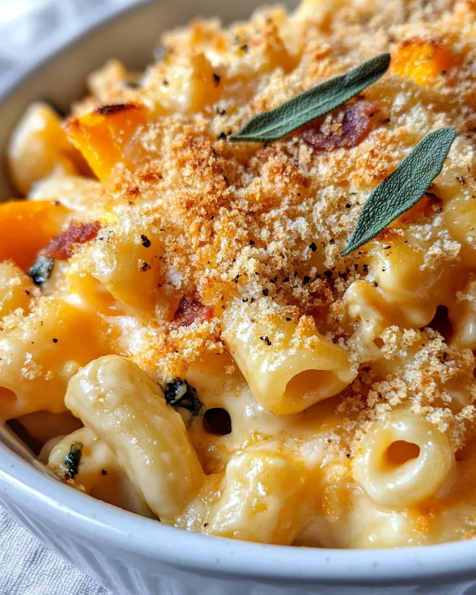 Classic Butternut Mac and Cheese with Sage image