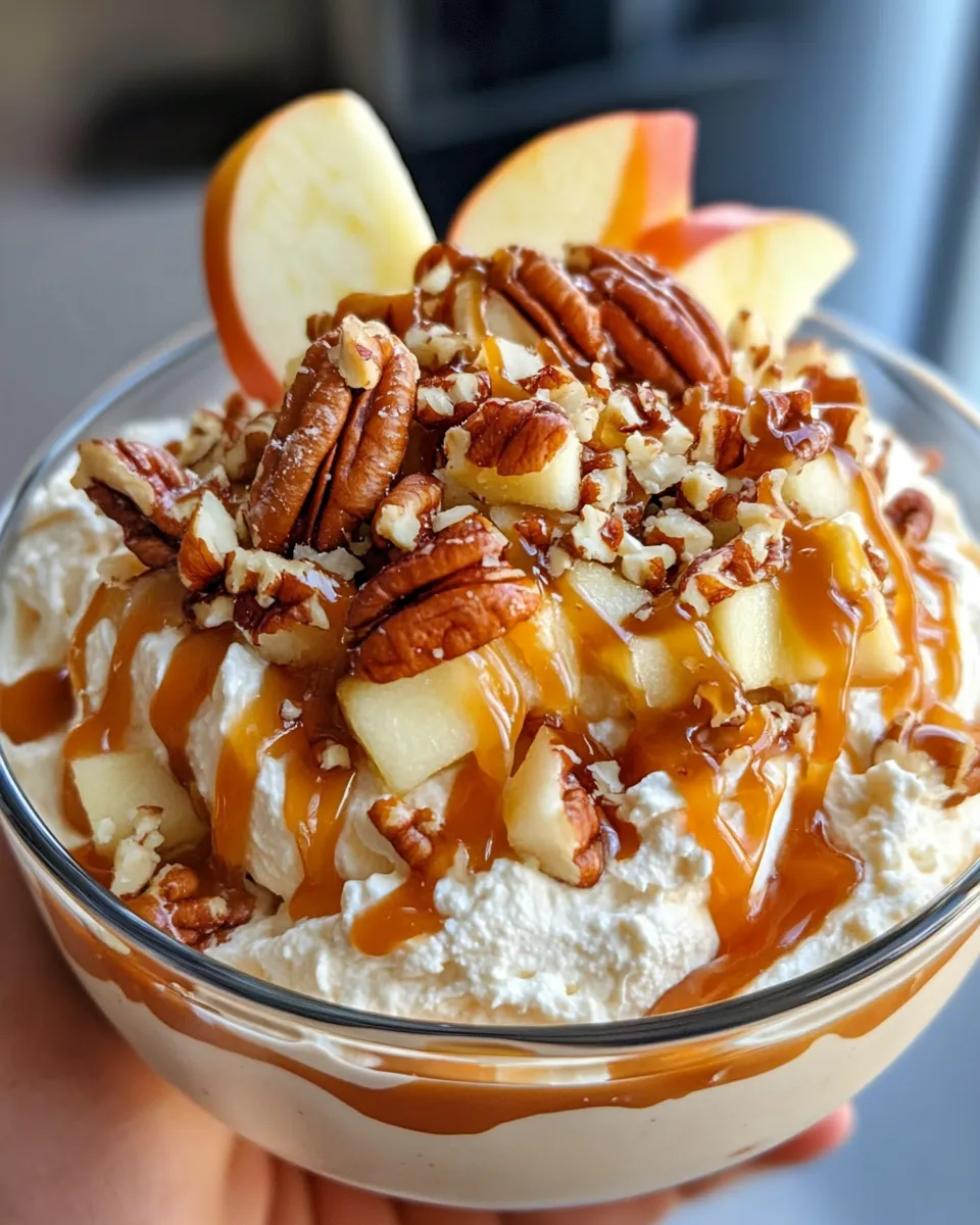 Delicious Caramel Apple Cheesecake Dip (3-Minute Prep) dish photo