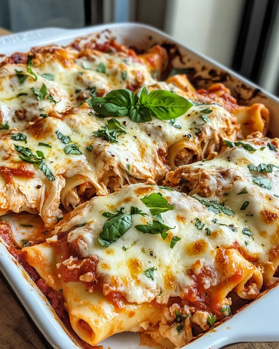 Homemade Cheesy Chicken Lasagna Roll-Ups photo