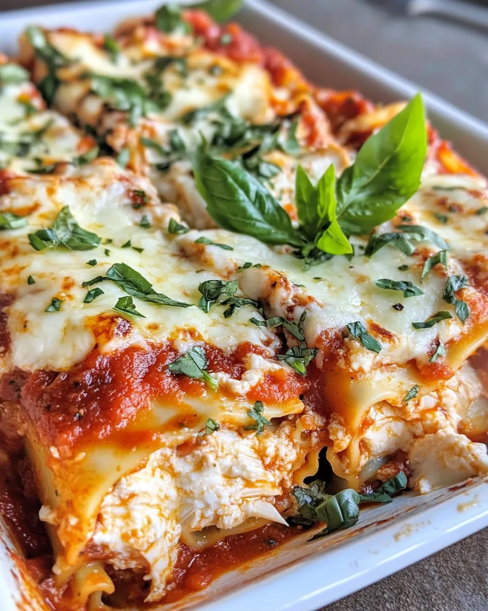 Delicious Cheesy Chicken Lasagna Roll-Ups dish photo