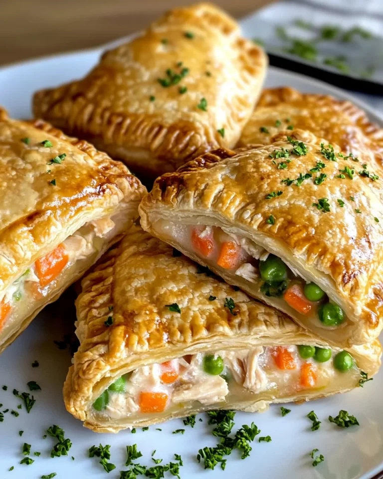 Homemade Chicken Pot Pie Hand Pies photo