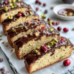 Homemade Chocolate-Dipped Cranberry Pistachio Biscotti photo