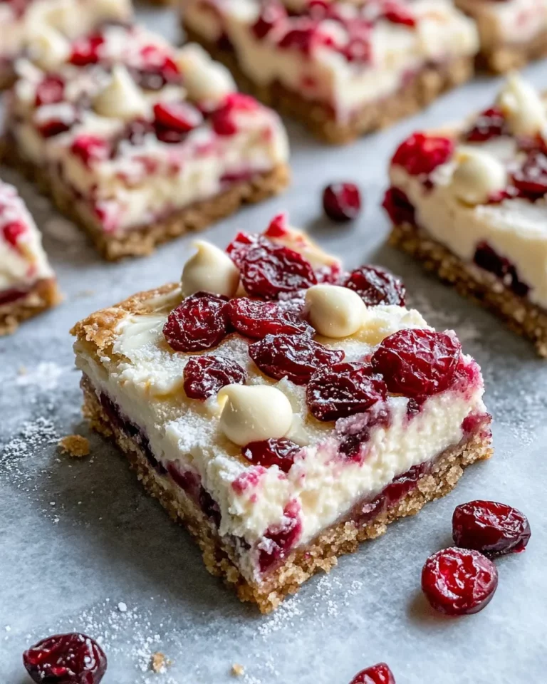Homemade Cranberry Bliss Bars Copycat (Easy Sheet Pan) recipe photo