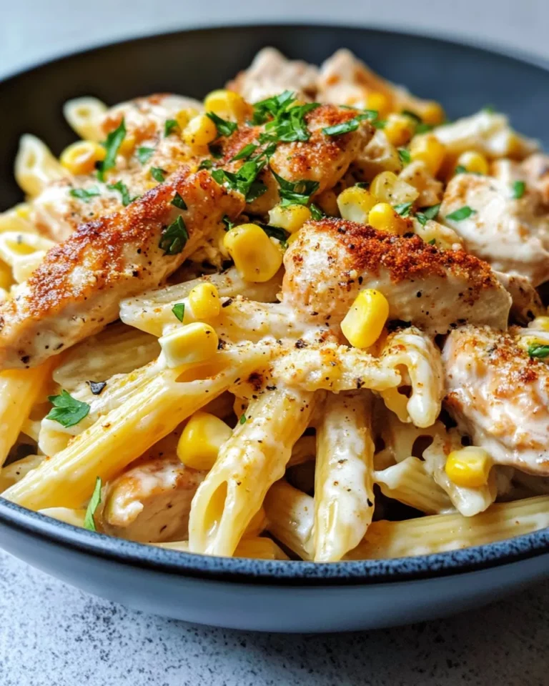 Homemade Creamy Cajun Chicken & Corn Pasta recipe photo