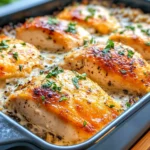 Homemade Creamy Herb Chicken & Wild Rice Bake recipe photo