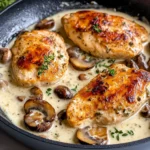 Homemade Creamy Mushroom & Thyme Chicken Skillet recipe photo