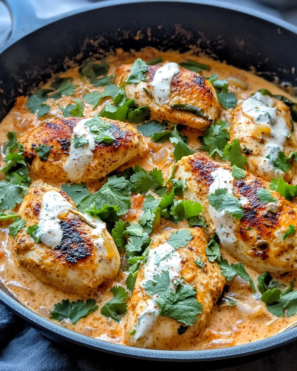 Classic Creamy Poblano Chicken Skillet image