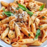 Homemade Creamy Tomato Vodka Chicken Pasta recipe photo