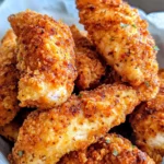 Homemade Crispy Buttermilk Chicken Tenders (Oven-Baked) photo