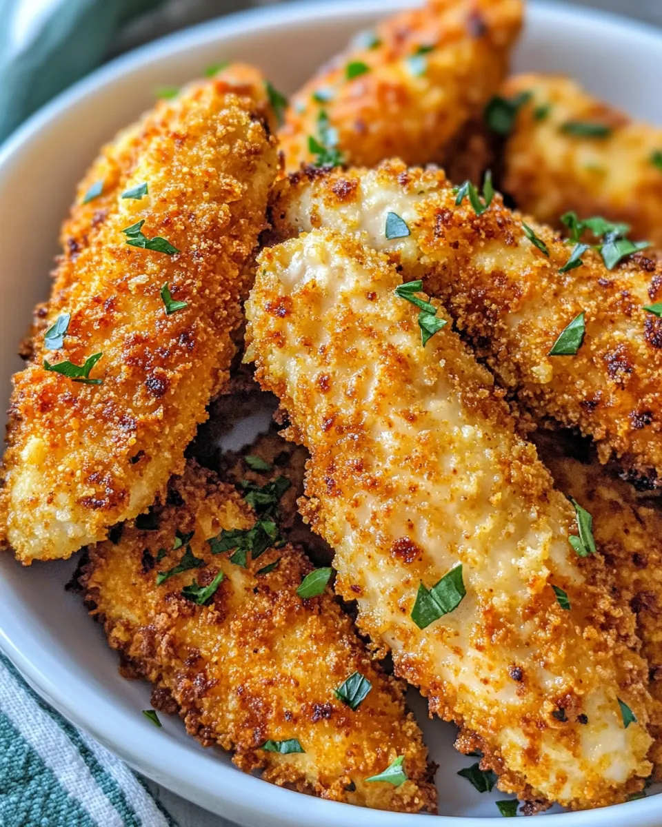 Classic Crispy Buttermilk Chicken Tenders (Oven-Baked) dish photo