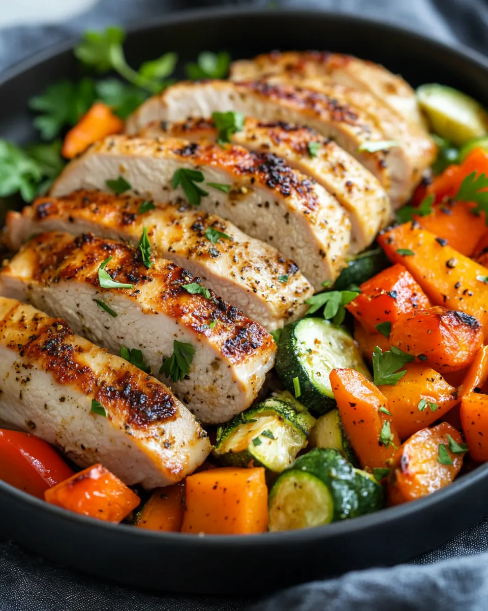Delicious Garlic Butter Turkey Tenderloin with Veggies picture