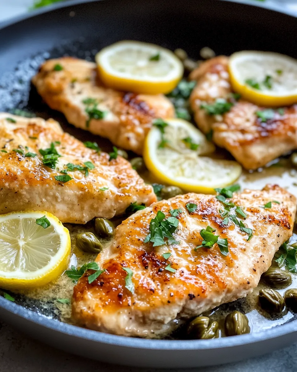 Homemade Lemon Butter Chicken Piccata (Weeknight) recipe photo