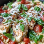 Homemade One-Pot Chicken Parmesan Orzo photo