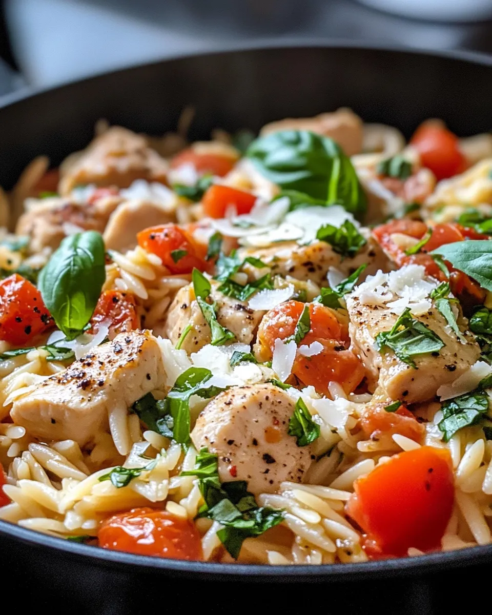 Classic One-Pot Chicken Parmesan Orzo image