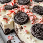 Homemade Peppermint Oreo Fudge (3 Ingredients) recipe photo
