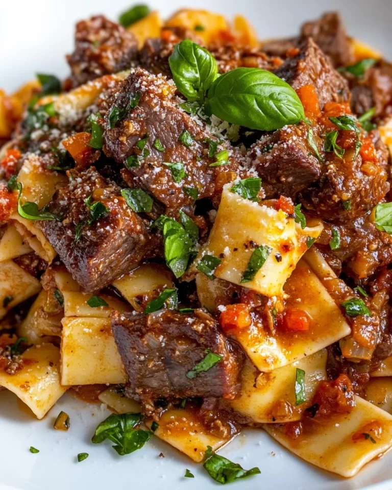 Delicious Slow Cooker Short Rib Ragu Pappardelle recipe photo