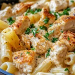 Homemade Spicy Cajun Chicken Alfredo Rigatoni recipe photo