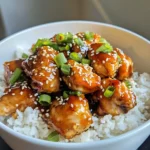 Homemade Sticky Orange Chicken Bowls photo
