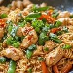 Homemade Sweet Chili Chicken Ramen Stir-Fry (20 Minutes) photo