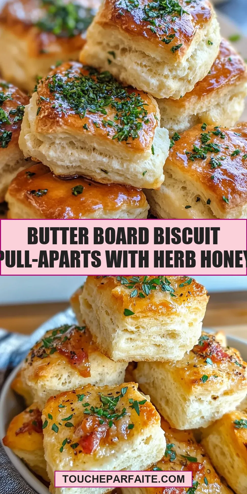 Butter Board Biscuit Pull-Aparts With Herb Honey (Creamy & Delicious)