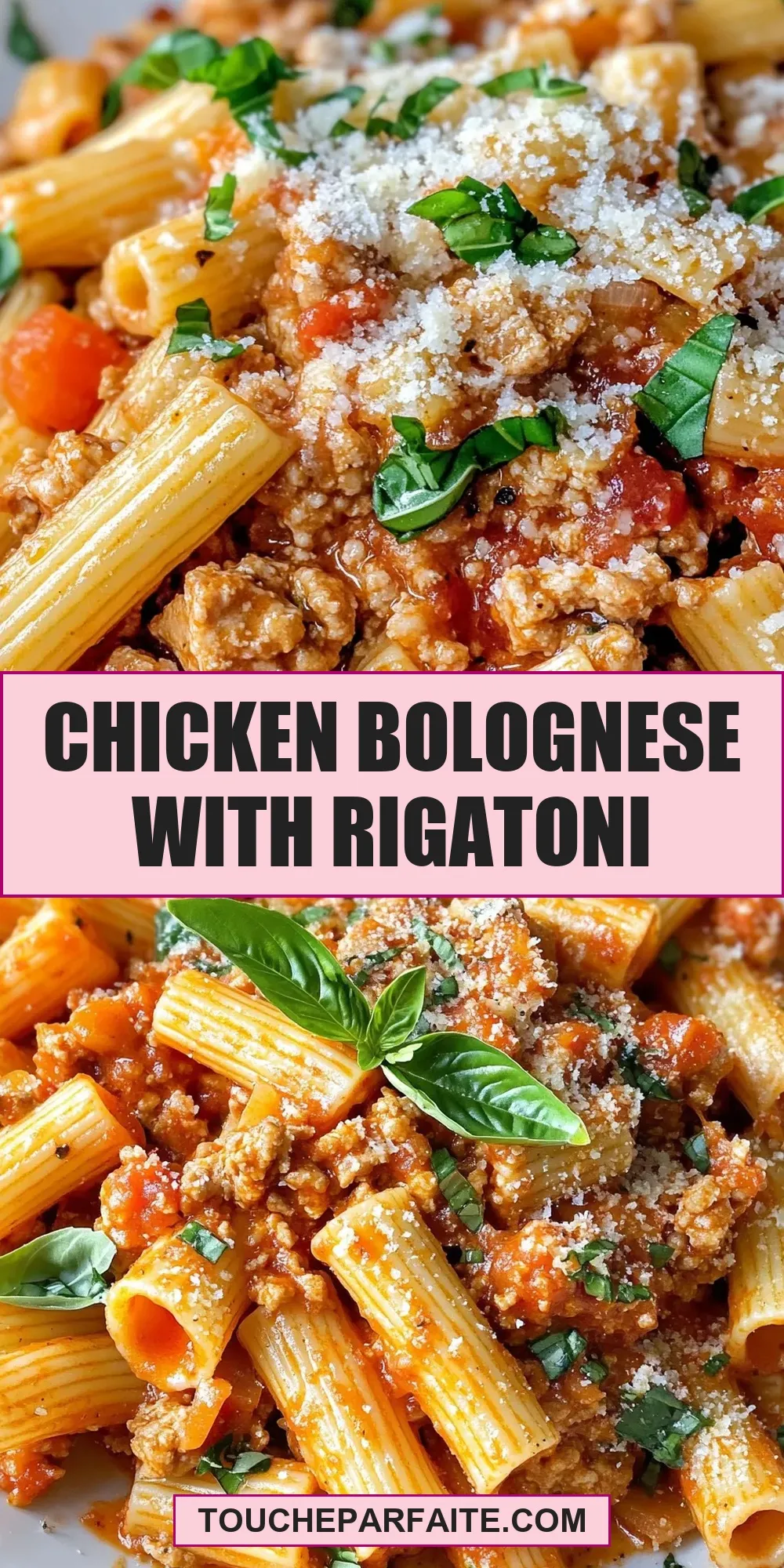 Simple Chicken Bolognese With Rigatoni