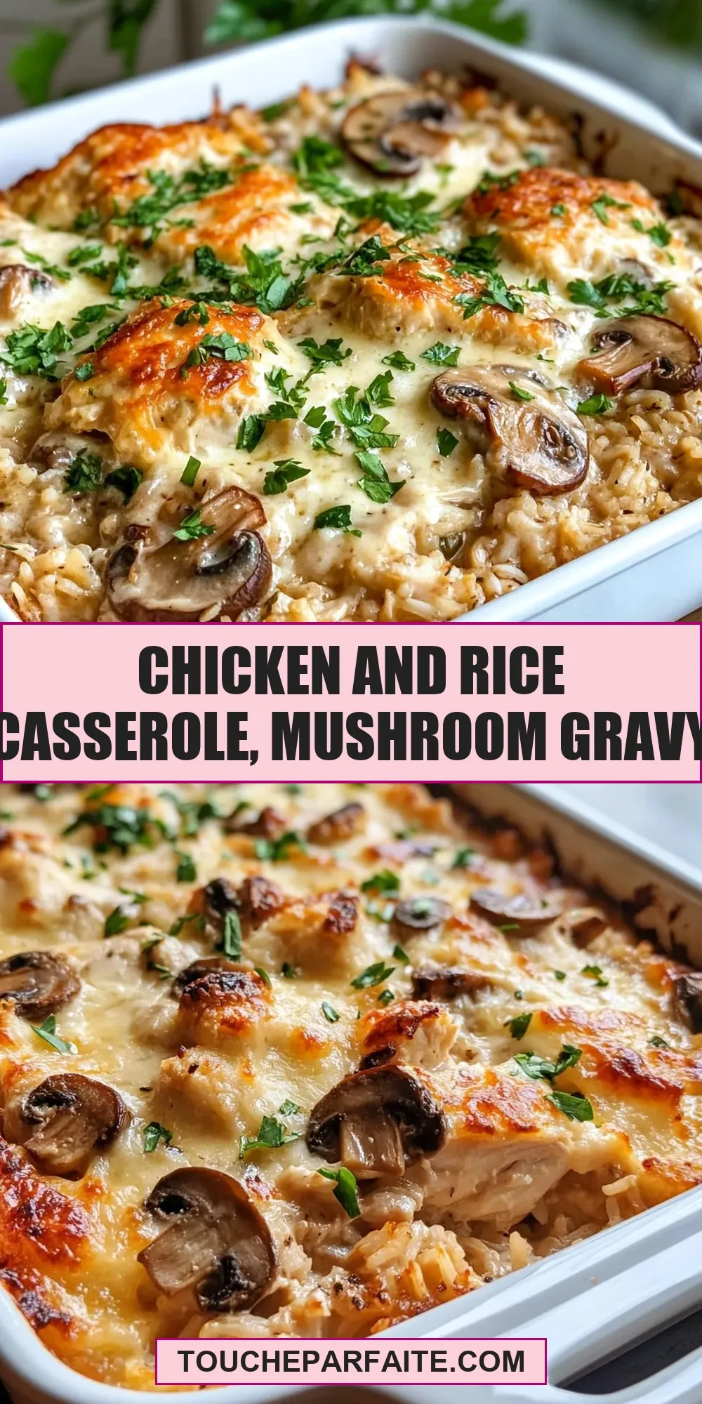 Chicken And Rice Casserole, Mushroom Gravy Recipe