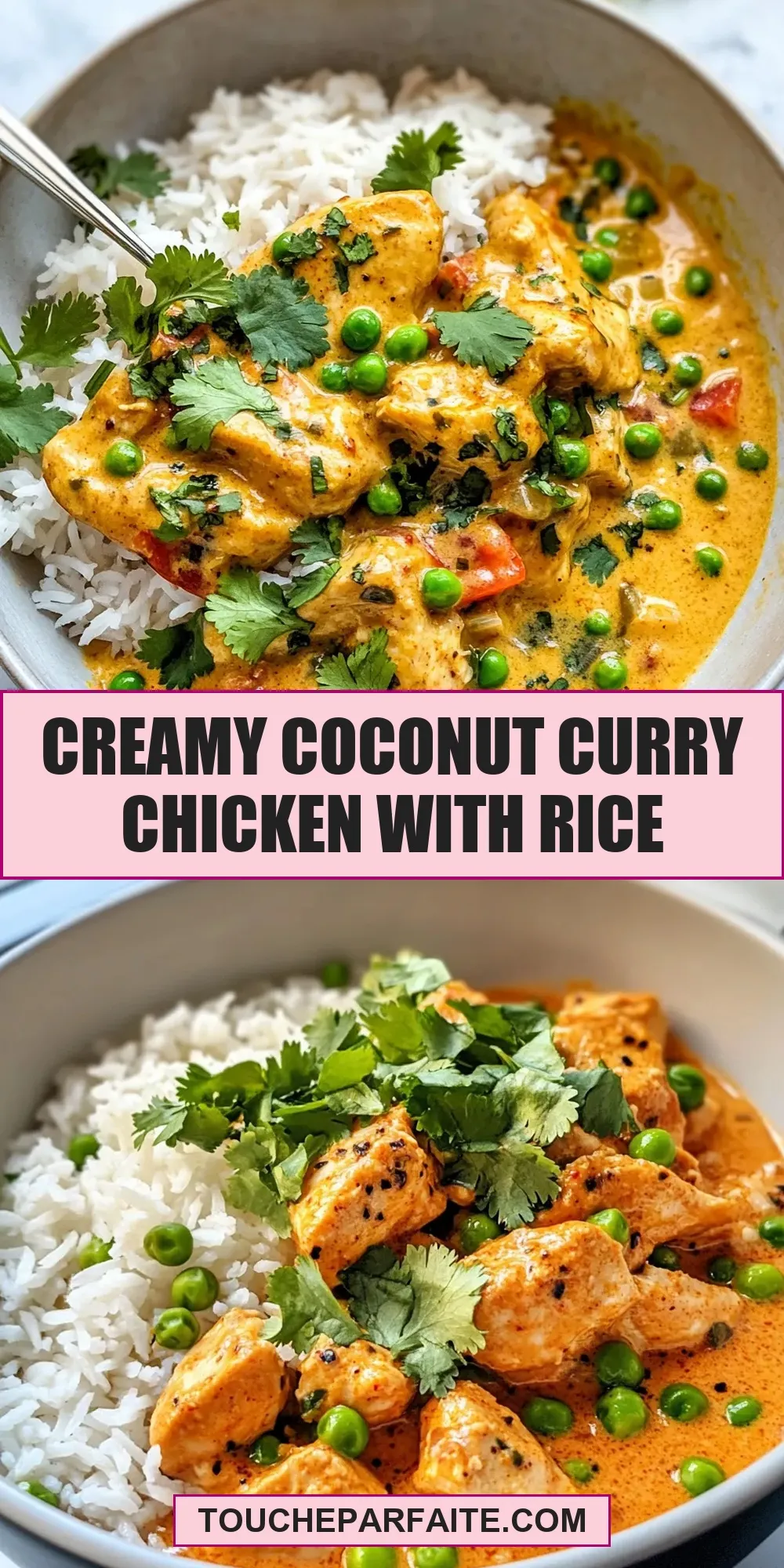 How To Make Creamy Creamy Coconut Curry Chicken With Rice