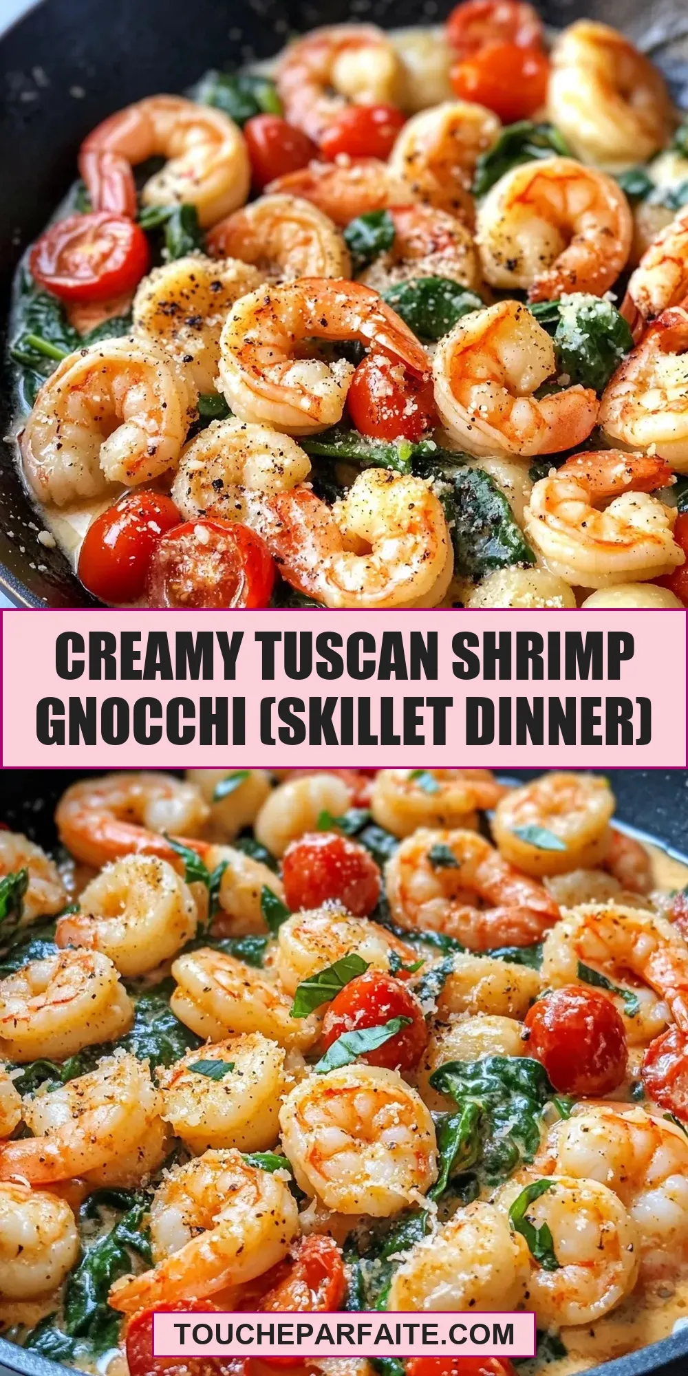 Creamy Tuscan Shrimp Gnocchi (Skillet Dinner) Recipe