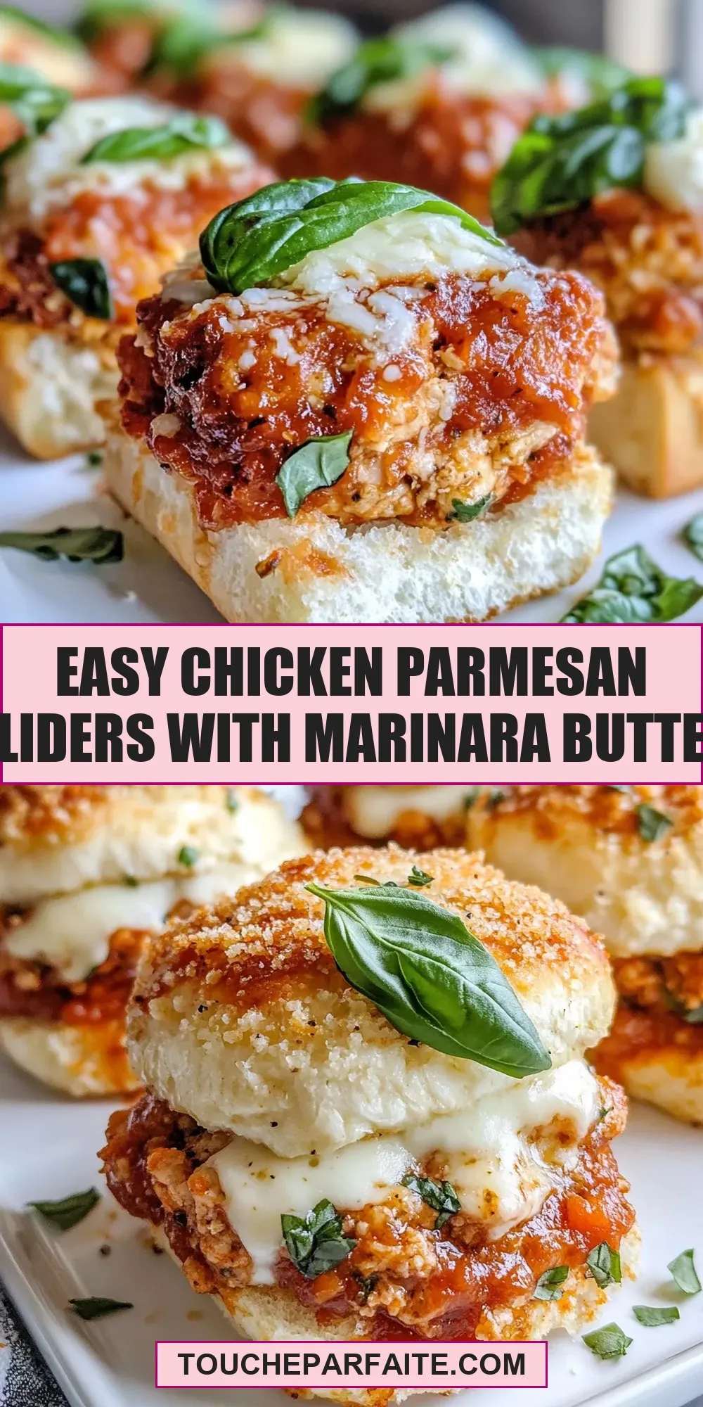 Easy Chicken Parmesan Sliders With Marinara Butter Recipe