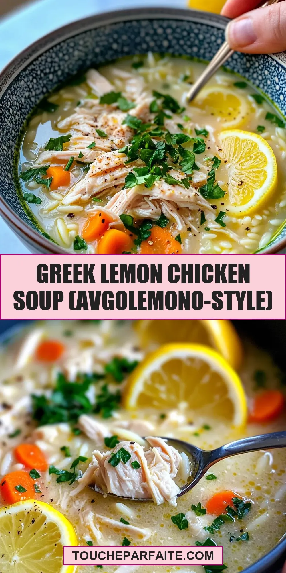 Greek Lemon Chicken Soup (Avgolemono-Style) (Savory & Delicious)