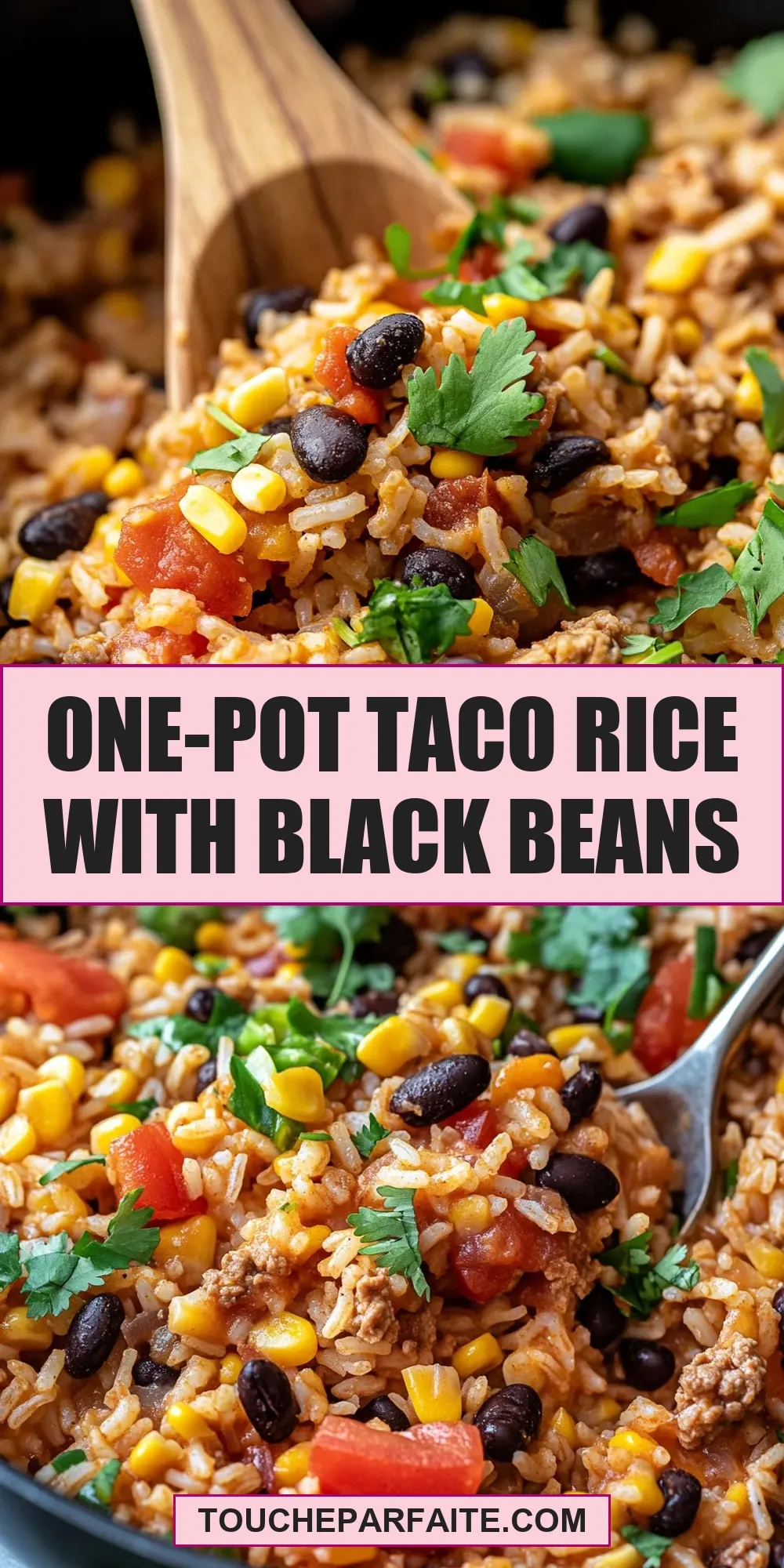 Ultimate One-Pot Taco Rice With Black Beans