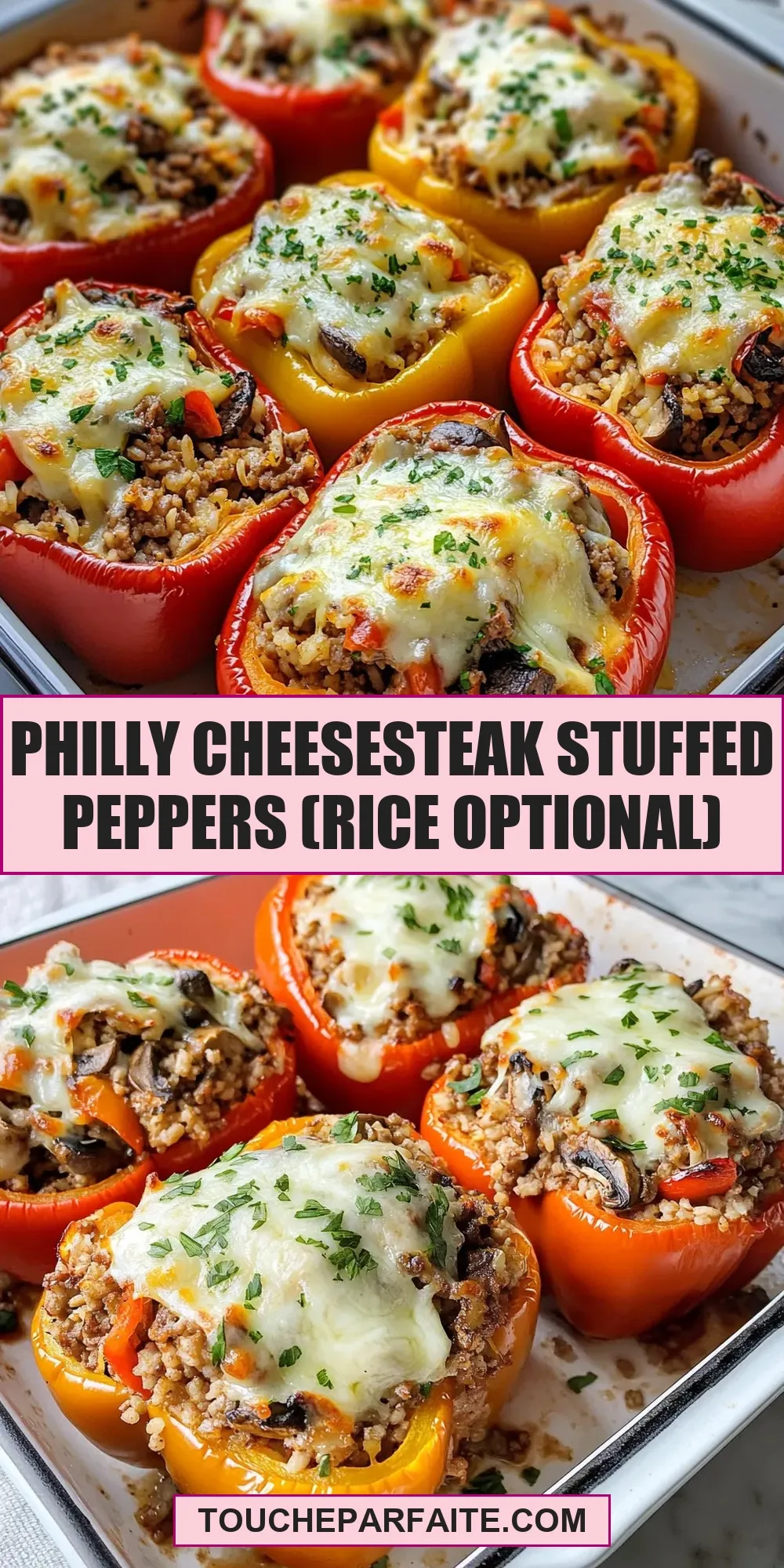 How To Make Quick Philly Cheesesteak Stuffed Peppers (Rice Optional)