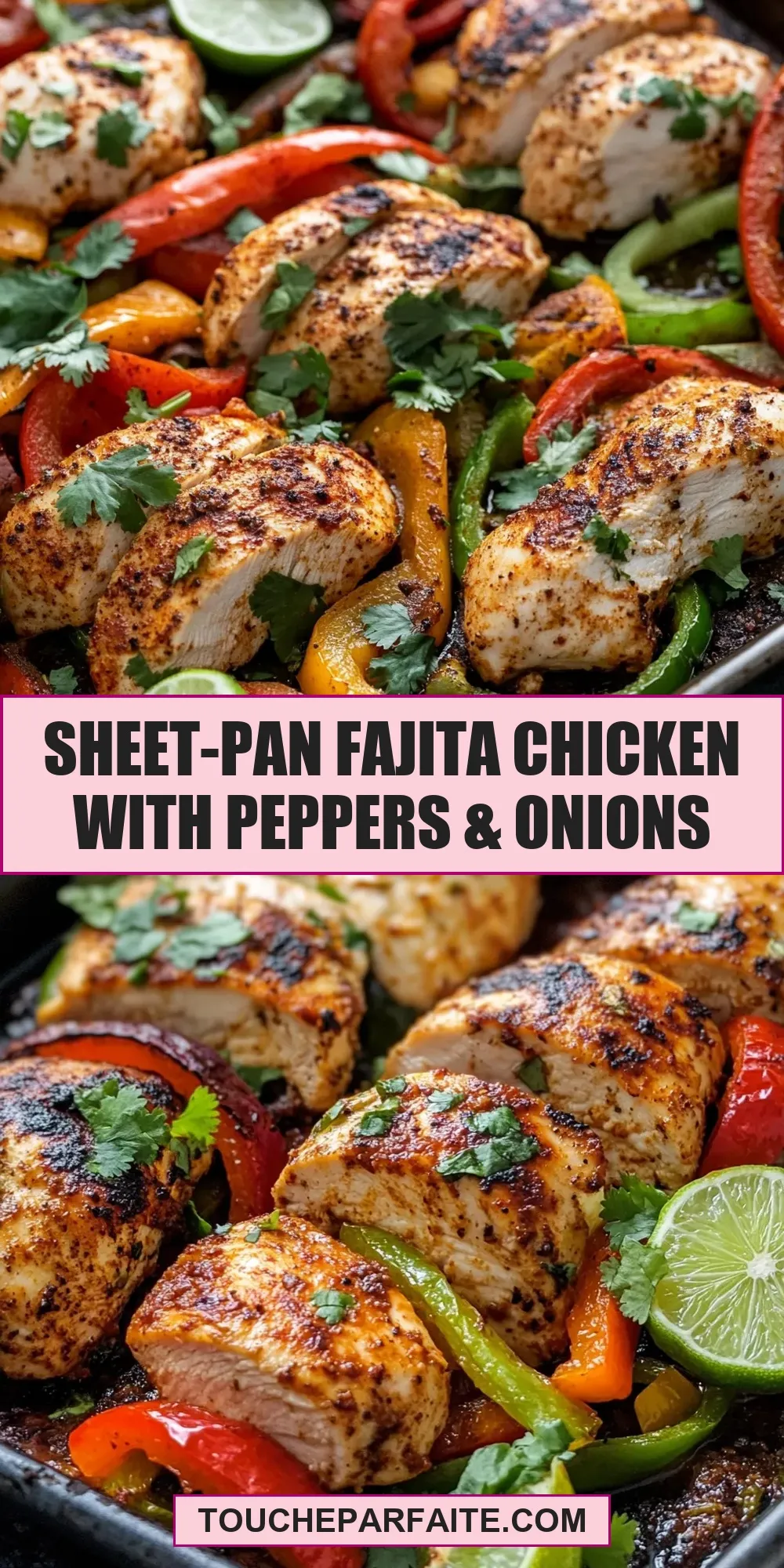 Sheet-Pan Fajita Chicken With Peppers & Onions Recipe