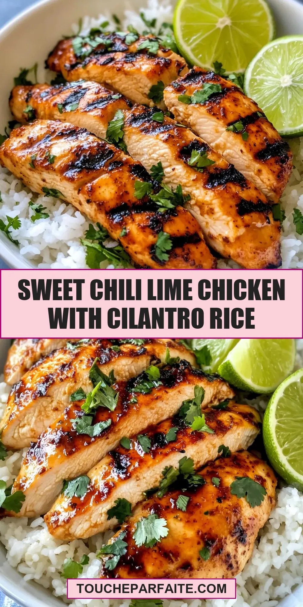 Easy Sweet Chili Lime Chicken With Cilantro Rice Recipe