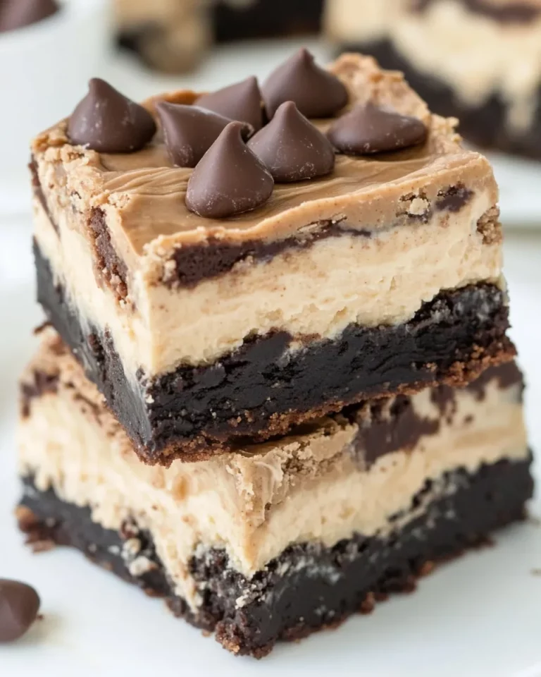 Homemade 4 Layer Peanut Butter Cheesecake Brownies photo