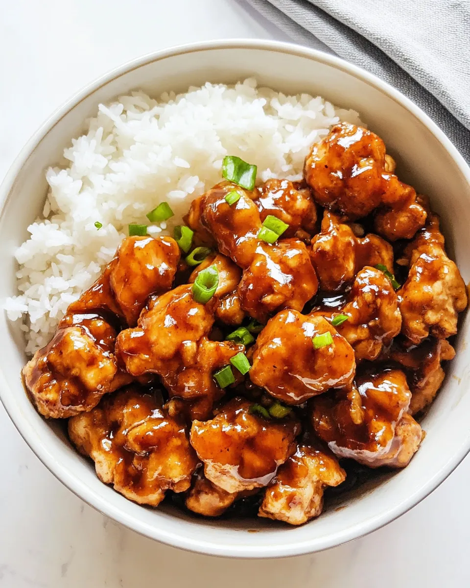 Homemade Air Fryer General Tsos Chicken recipe photo