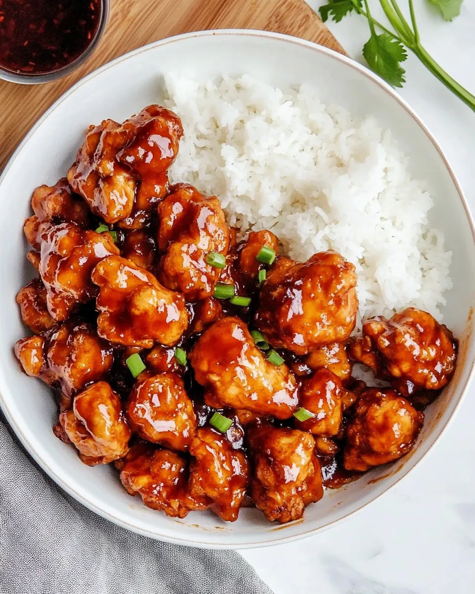 Classic Air Fryer General Tsos Chicken dish photo