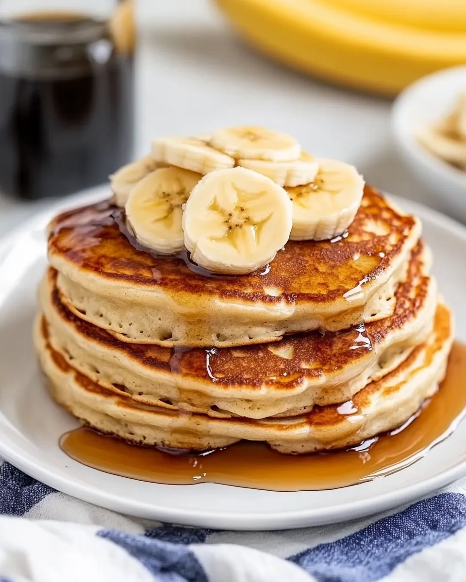 Classic Banana Cottage Cheese Pancakes dish photo