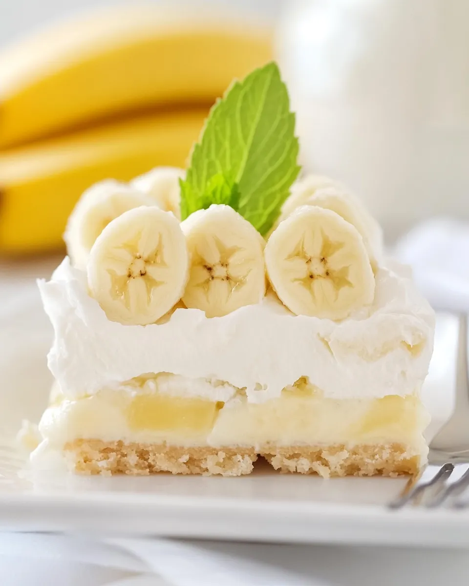 Classic Banana Cream Bars dish photo