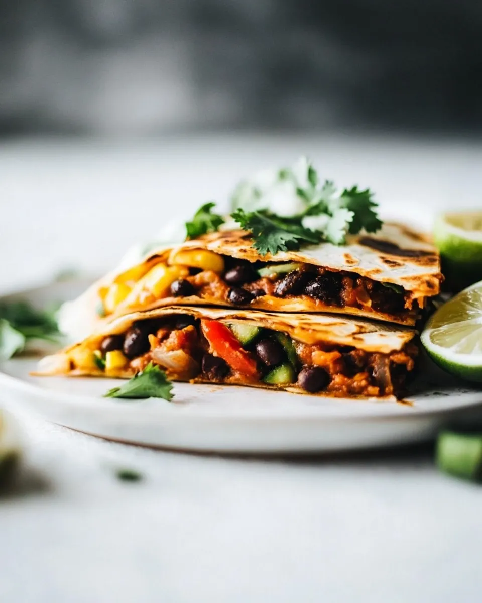 Homemade Black Bean Quesadilla Recipe photo