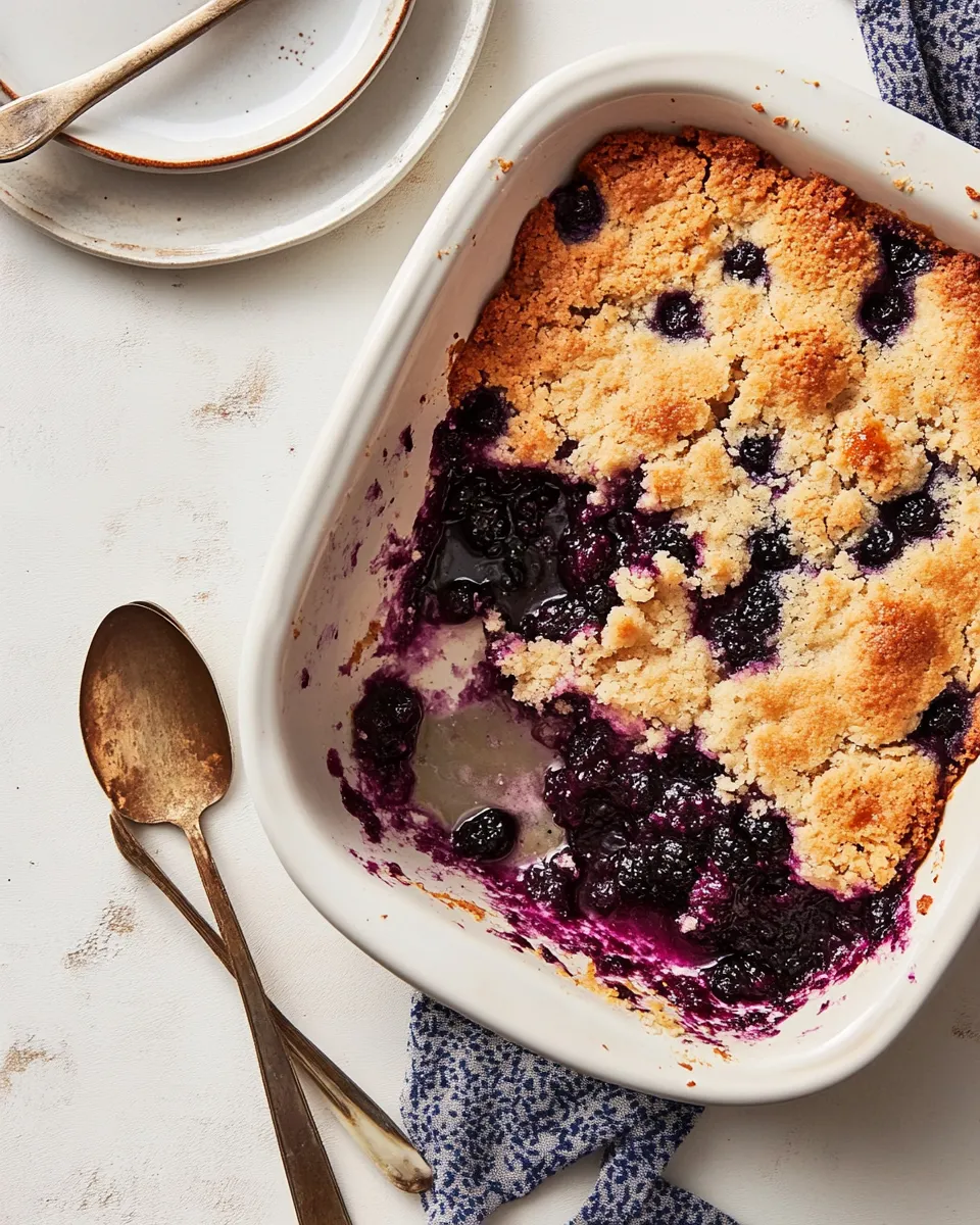 Classic Blackberry Cobbler dish photo