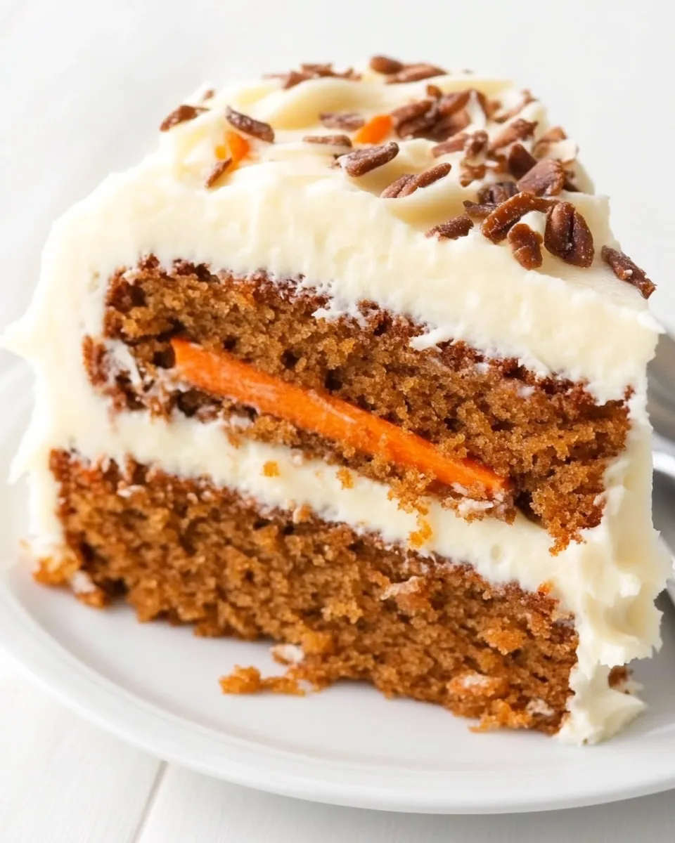 Easy Carrot Cake food shot