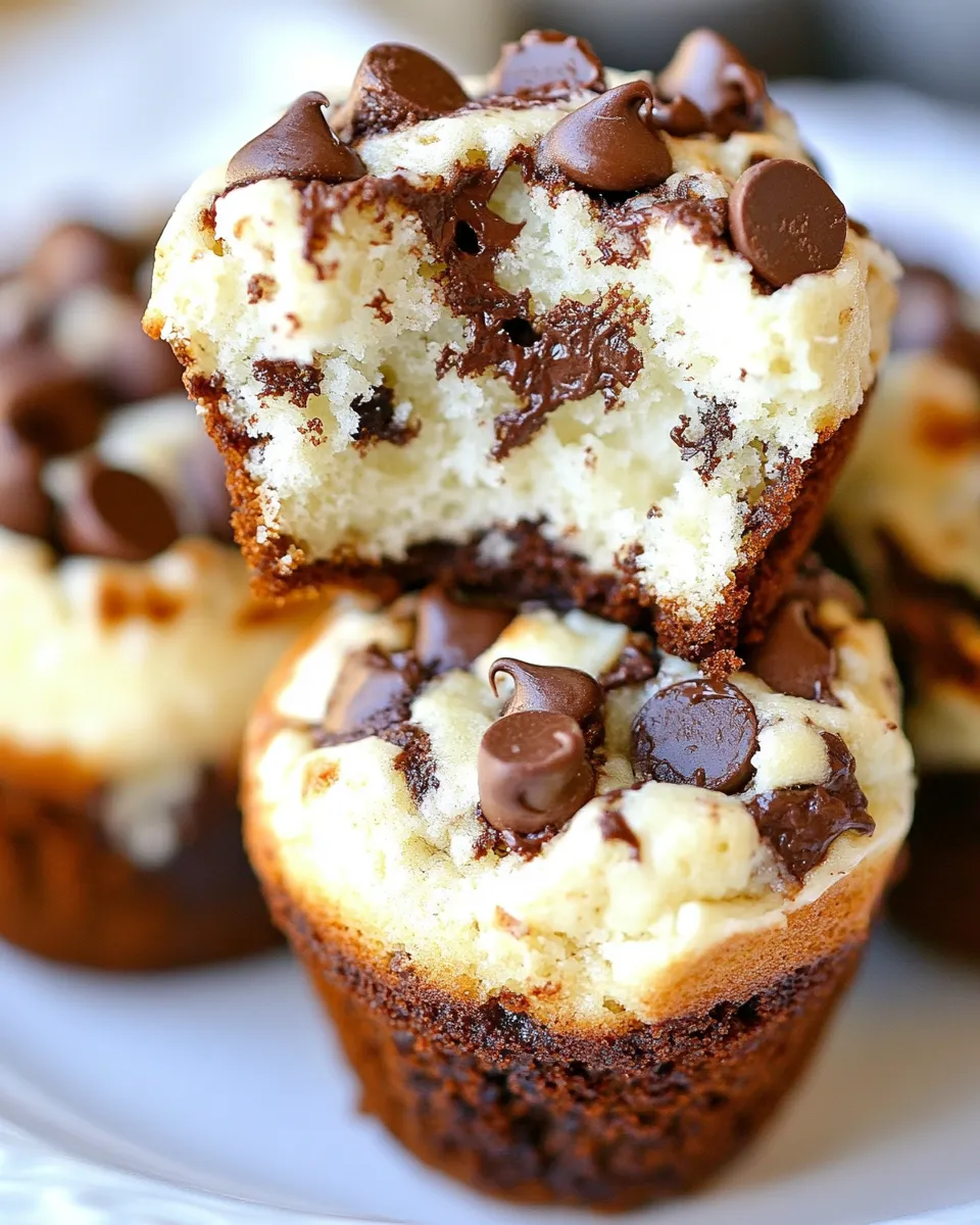 Easy Cheesecake Chocolate Chip Muffins recipe photo