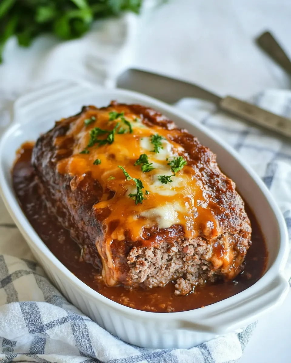 Delicious Cheesy Meatloaf dish photo