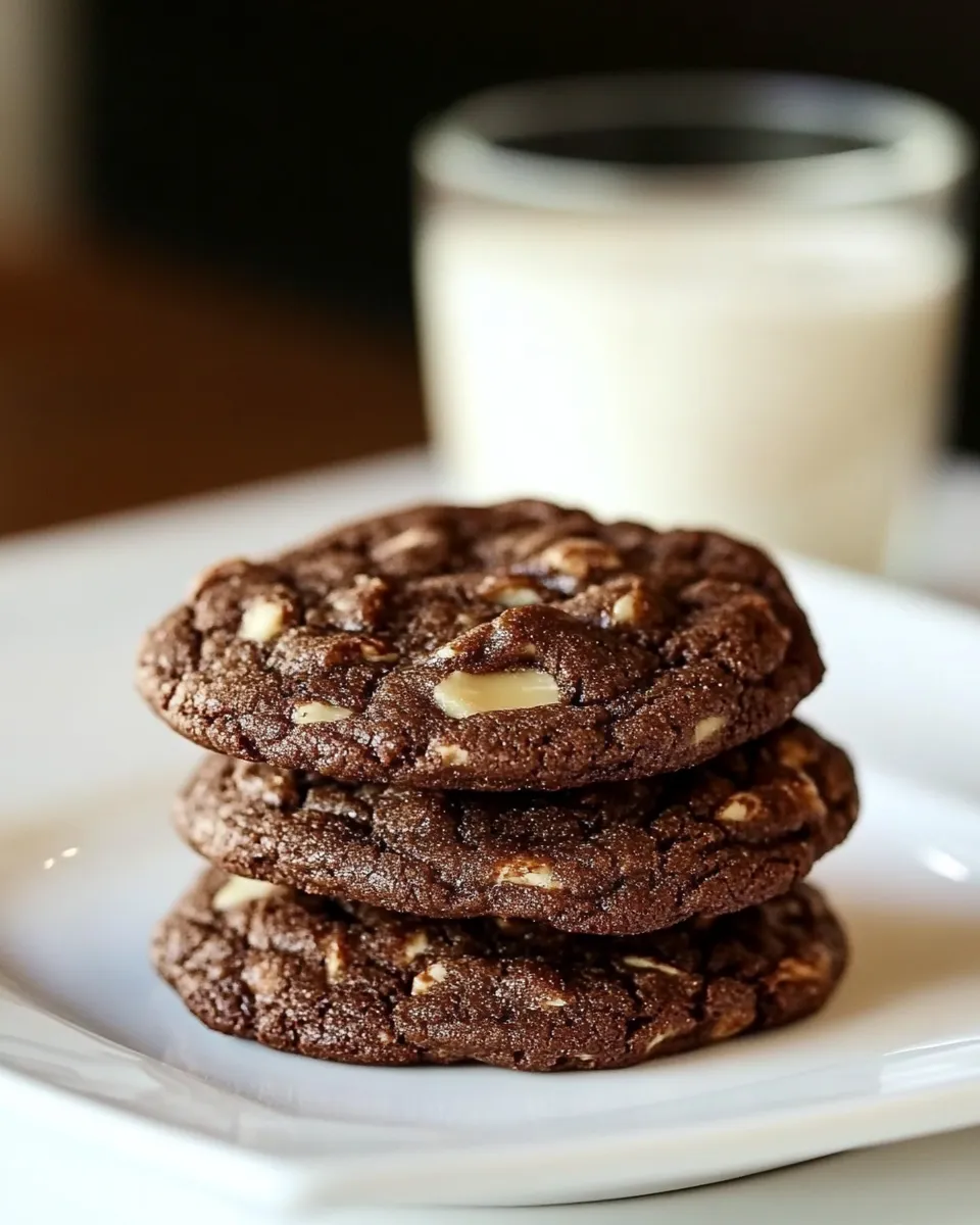 Homemade Chewy Chocolate Almond Cookies image