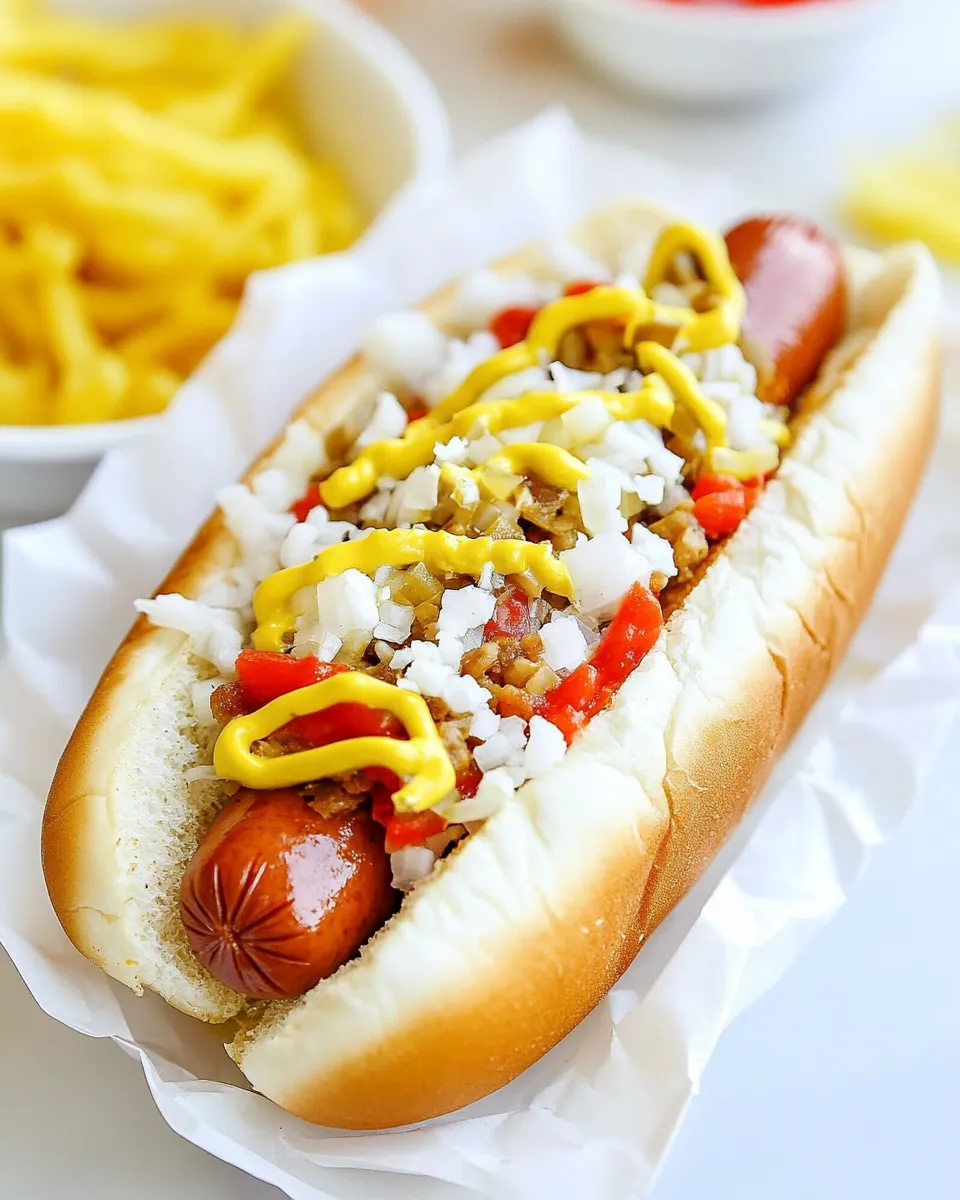 Classic Coney Island Hot Dog (The Original) recipe image